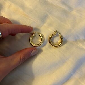 Elegant Gold Hoop Earrings